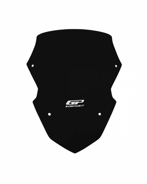 (gp) Kompozit Yamaha Xmax 250 Tech Max (2023-2026) Uyumlu Spor Ön Cam (siperlik) Siyah (37cm)