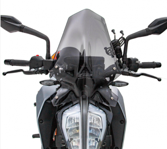 Gp Ktm Duke 390 Ön Cam Siperlik Siyah (2017-2023)