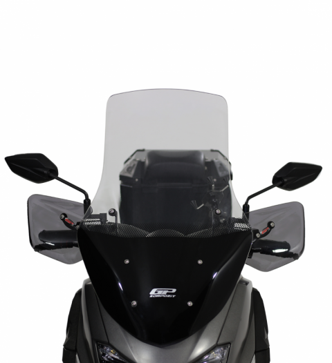 Gp Yamaha Nmax 125 / 155 Ön Cam Siperlik Ayaklı Tur Camı Şeffaf 72cm (2015-2020)