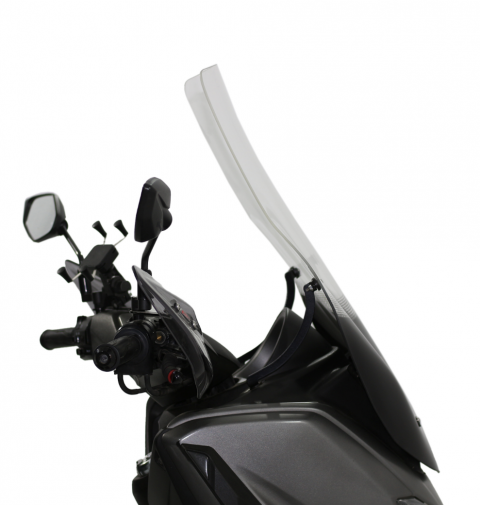Gp Yamaha Nmax 125 / 155 Ön Cam Siperlik Ayaklı Tur Camı Şeffaf 72cm (2015-2020)