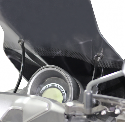 Gp Yamaha Nmax 125 / 155 Ön Cam Siperlik Ayaklı Tur Camı Şeffaf 72cm (2015-2020)