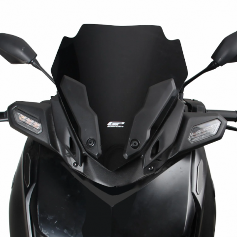 Gp Yamaha Xmax 250 Spor Ön Cam Siperlik Siyah (2023-2025)
