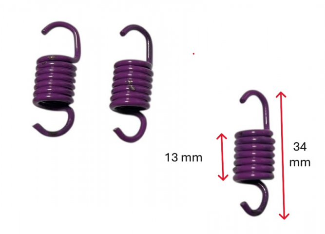 Gy6 Scooter 125 / 150 Speed Up Mor Performans Debriyaj Balata Yayları (3'lü) Kit (1500rpm)