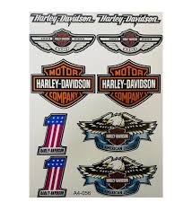 Harley Davidson Turuncu Beyaz Sticker