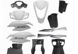 Honda Activa S 125 Grenaj Seti Beyaz (2017-2018)