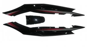 Honda Cbf 150 Arka Sele Yan Sağ Sol Kuyruk Takım Siyah (2007-2017)