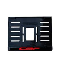 Honda Cbr Serisi Özel Plastik Plakalık 1 (15x24) Siyah - Kırmızı
