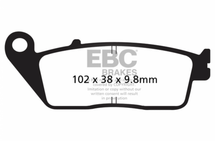 Honda Cl 250 (ebc) Carbon Ön Fren Balatası