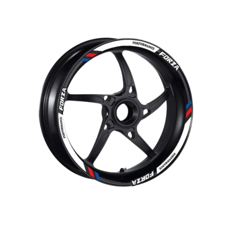 Honda Forza 250 M Power Beyaz Jant Şeridi Tek Jant İçin (2018-2025)