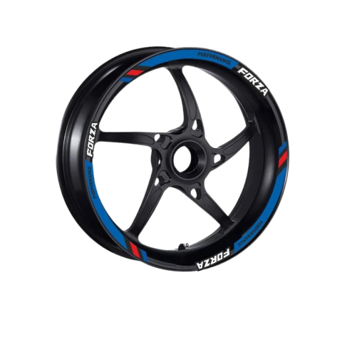 Honda Forza 250 M Power Mavi 1 Set Jant Şeridi Tek Jant İçin (2018-2025)