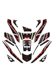 Honda Pcx 125 Full Tankpad Seti Kırmızı Siyah 012 (2025)