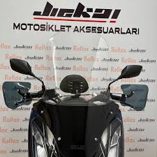 Honda Pcx 125 Ön Cam Siperlik Uzun Tur Camı Rellax Şeffaf (2021-2024) 79cm