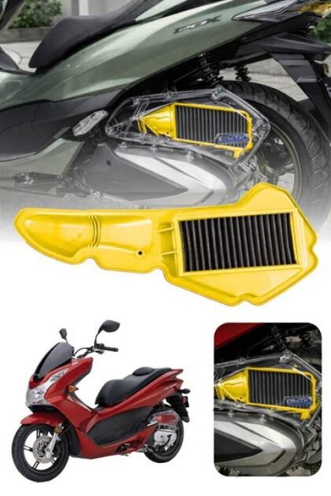 Honda Pcx 125 Performans Hava Filtresi Sarı (2021-2025)