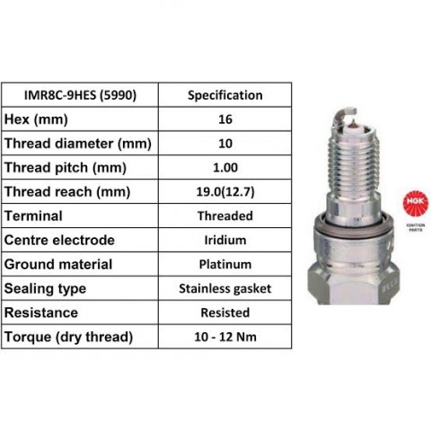 (ımr8c-9hes) Ngk Genel Scooter/ Motorsiklet Ateşleme Bujisi İridyum/ Irıdıum 5990 Honda