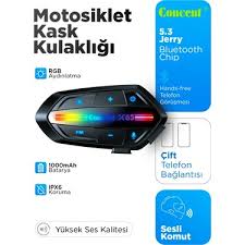 Interkom Blic X63 Lüx Model Kask Bluetooth Kulaklık Su Geçirmez Fm Radyo (intercom)