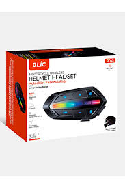 Interkom Blic X63 Lüx Model Kask Bluetooth Kulaklık Su Geçirmez Fm Radyo (intercom)