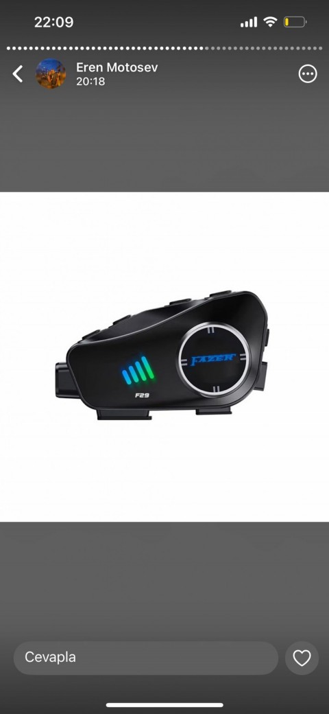 Interkom Fazer Kameralı F-29 Kask Bluetooth Kulaklık