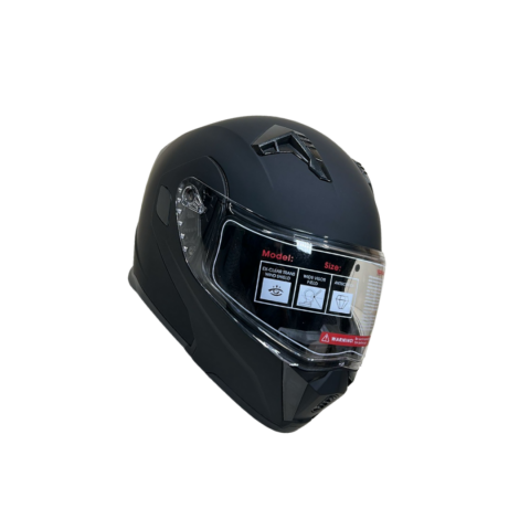 Jk Kask Çene Açılır Mat Siyah