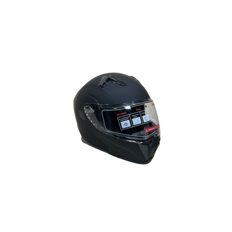 Jk Kask Çene Açılır Mat Siyah