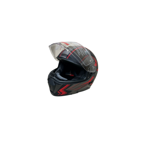 Jk Kask Çene Açılır Siyah Kırmızı