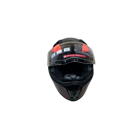 Jk Kask Çene Açılır Siyah Kırmızı