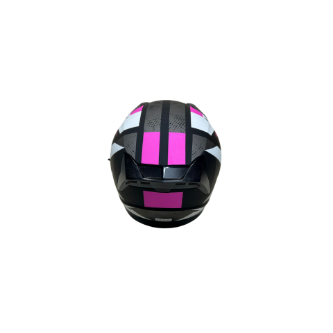 Jk Kask Çenesiz Vizörlü Mat Siyah Pembe