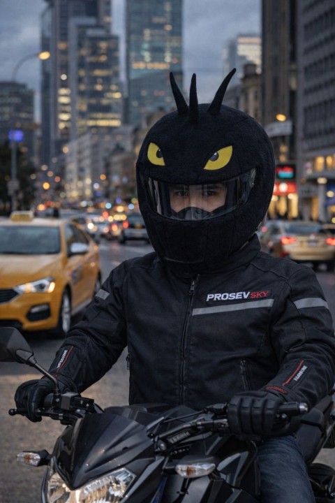 Kask Peluşu Dragon Model-06