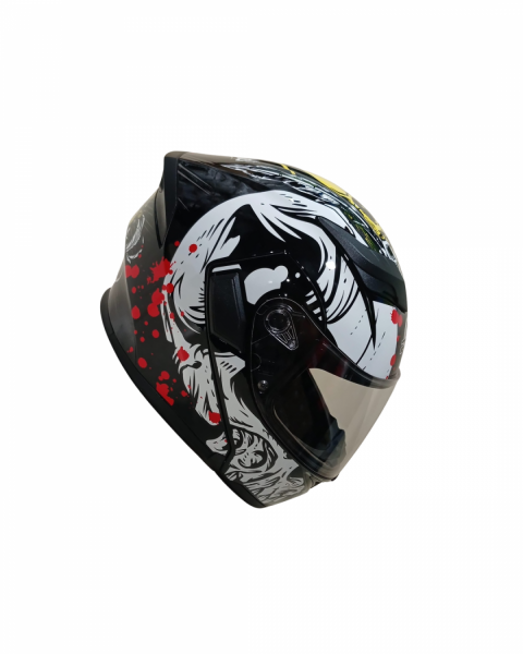 Kc Çene Açılır Vizörlü Kask Kurukafa