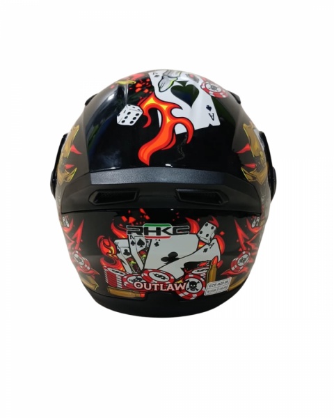 Kc Çene Açılır Vizörlü Kask Model İskelet