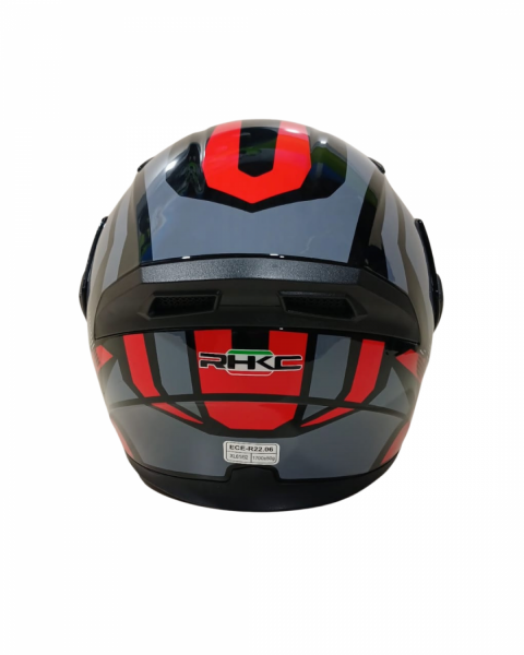 Kc Çene Açılır Vizörlü Kask Siyah,kırmızı,gri