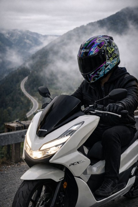 Kc Ece Sertifikalı Çene Açılır Vizörlü Big Monster Motosiklet Kaskı