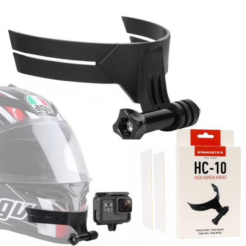 (knmaster) Hc-10 Motosiklet Kask Çene Aksiyon Kamera Tutucu