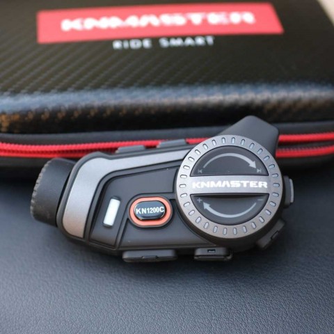 (knmaster) Kn1200c Pro Kameralı Motosiklet Bluetooth (intercom) Kulaklık Seti
