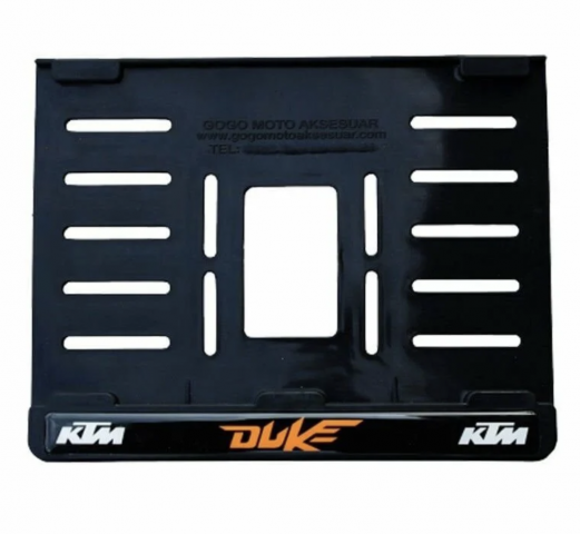 Ktm Duke 1 Plastik (15x24 Cm) Kırılmaz Plakalık