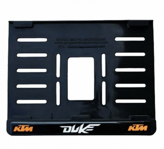 Ktm Duke 2 Plastik (15x24 Cm) Kırılmaz Plakalık