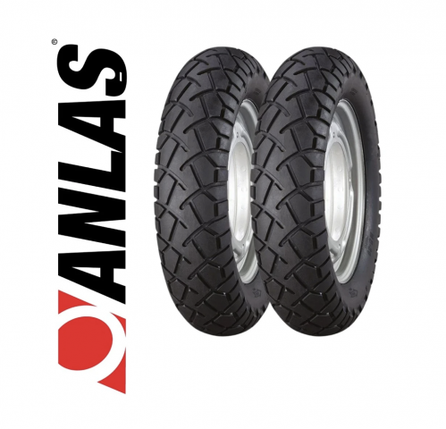 Kuba Pesaro 125 X Ön Ve Arka Lastik Takım Anlas Mb80 90/90 - 10 50j Tl,90/90 - 10 50j Tl Motosiklet Lastiği (90/90-10,90/90-10)