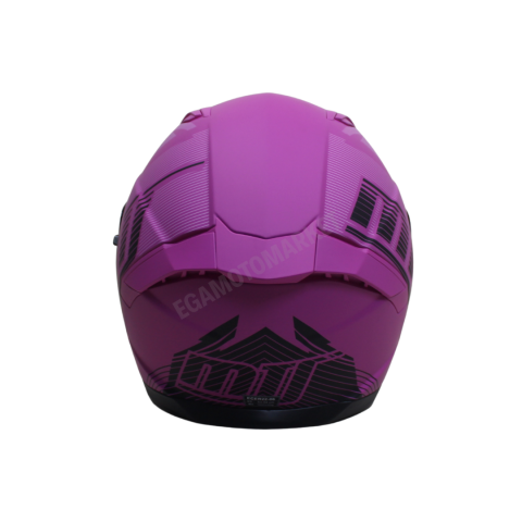 M-910 Lady Fuchsia Full Face Kadın Kask – Güneş Vizörlü, Dot-ce