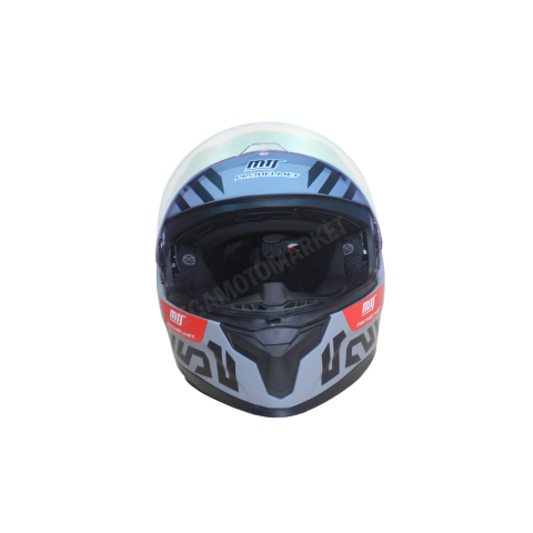 Mts M-910 Mat Grayy Full Face Kask – Fiber Kabuk, Güneş Vizörlü, Dot-ce