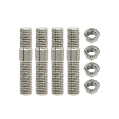 Metrik 10*60mm Flanşlı Çelik Egzoz Bağlantı Civatası Kalın Diş Somunlu