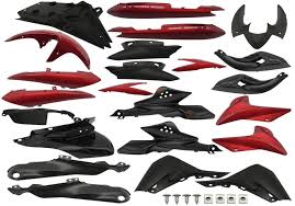 Mondial Drift L 125 Grenaj Ve Kaporta Seti (kırmızı) Komple (23 Parça)