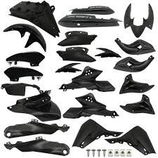 Mondial Drift L 125 Grenaj Ve Kaporta Seti (siyah) Komple (23 Parça)