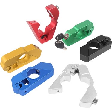 Motosiklet Gidon Kilidi (fren Manet Kilit) Kırmızı,mavi,siyah