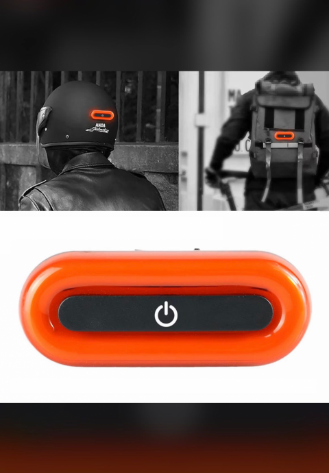 Motosiklet Kask Fren Lamba Işığı (çakarlı) Modlu