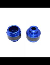 Motosiklet Universal Ön Teker Koruma Takozu Seti Renkli Blue (mavi) 2'li