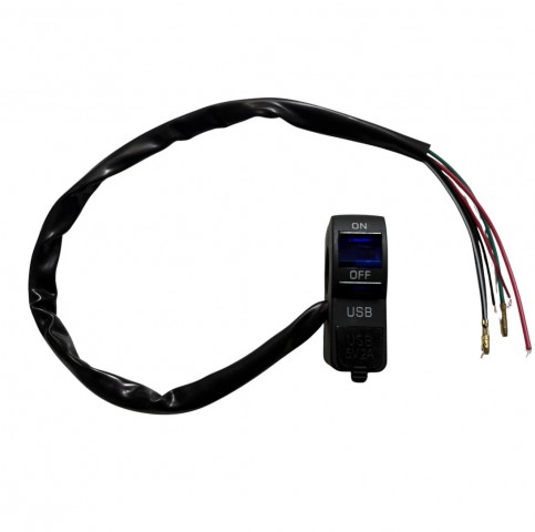 Motosiklet Universal Usb Şarj Cihazı Ve Sis Farı Açma Kapatma