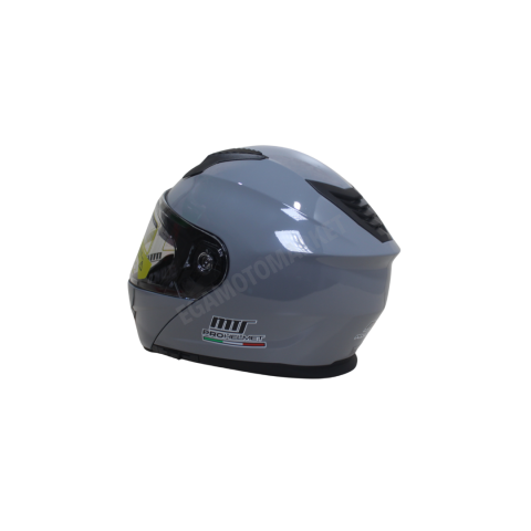 Mts Helmet M-66 Grey Çene Açılır Kask – Gri, Güneş Vizörlü, Ce