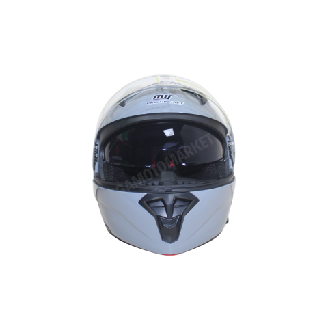 Mts Helmet M-66 Grey Çene Açılır Kask – Gri, Güneş Vizörlü, Ce