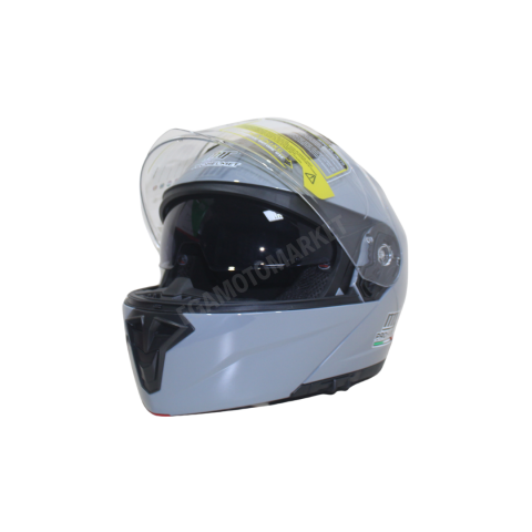Mts Helmet M-66 Grey Çene Açılır Kask – Gri, Güneş Vizörlü, Ce