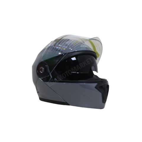 Mts Helmet M-66 Grey Çene Açılır Kask – Gri, Güneş Vizörlü, Ce
