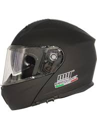 Mt Helmet M-966 Mat Black Çene Açılır Kask – Güneş Vizörlü, Ce